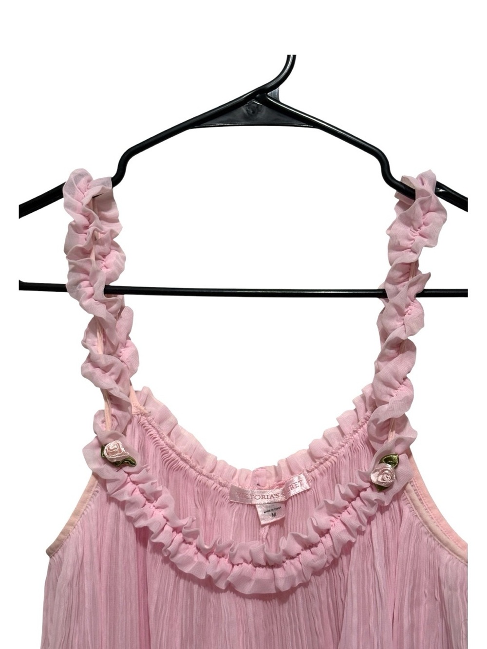 Sabrina Carpenter Victoria's Secret pink pleated babydoll slip dress - Picture 5 of 6